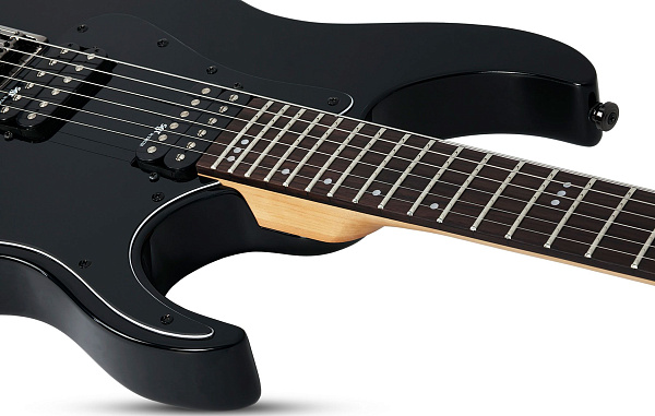 Электрогитара SCHECTER [BANSHEE-6 SGR BY SCHECTER BLK] электрогитара 6-струнная, с чехлом, корпус: липа, гриф: клен, накладка: палисандр, 24 лада, цвет Black (BLK)