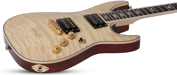 Электрогитара SCHECTER [OMEN EXTREME-6 GNAT] электрогитара 6-струнная, корпус: красное дерево, топ: стеганый клен, гриф: клен, накладка: палисандр, 24 лада, цвет: Gloss Natural (GNAT)