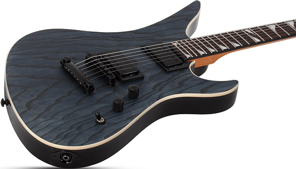 Электрогитара SCHECTER [AVENGER STANDARD CS] электрогитара 6-струнная, корпус: красное дерево, топ из капа, гриф: печеный клен, накладка: палисандр, 24 лада, цвет Charcoal Satin (CS)