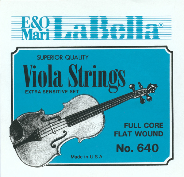 La Bella 640 - Комплект струн для альта 