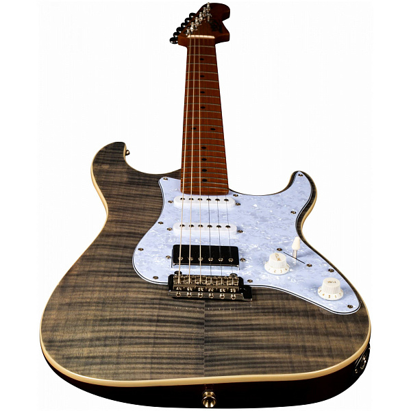 JET JS-450 TBK - Электрогитара, Stratocaster,черный прозрачный