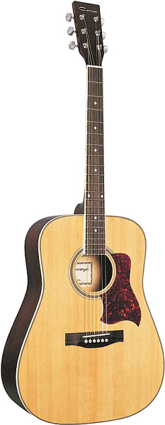 Caraya F640-N Акустическая фолк-гитара 41", дредноут.