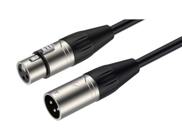 ROXTONE MMXX200/5 - Микрофонный кабель 2x0,22mm2, (3P XLR Female x XLR Male), 5м