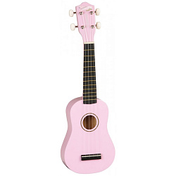 Tanglewood TU6-PINK Укулеле сопрано с чехлом, цвет розовый.