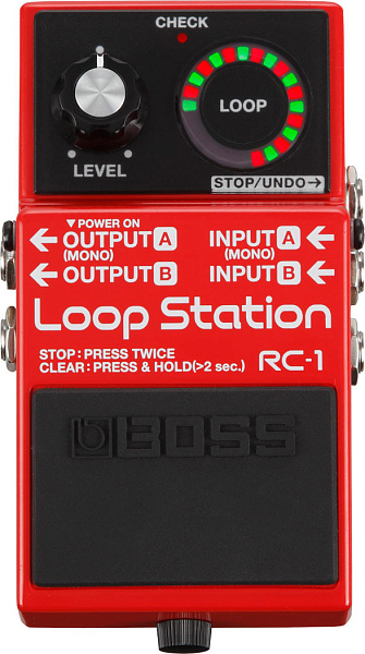 BOSS RC-1 Loop Station Гитарная педаль лупер, время записи 12 мин.