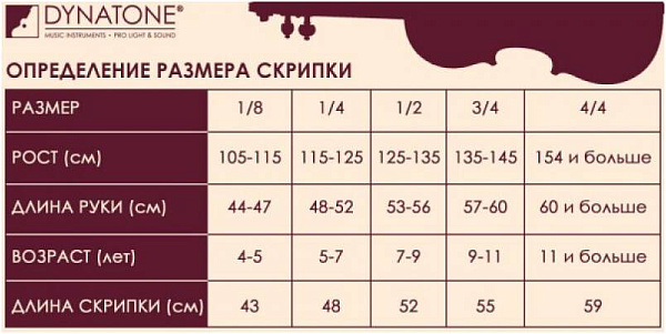 FLIGHT FV-114 ST - Скрипка 1/4