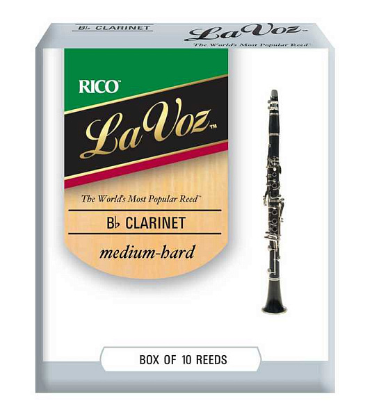 Rico La Voz RCC10MH Трость для кларнета Bb, средне-жесткие (Medium-Hard).