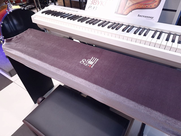 UNIQKEYS UKPC-CASS-88-LM - Бархатная накидка для цифрового фортепиано CASIO, 88 клавиш, сиреневый