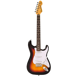 Encore E6SB - Электрогитара Stratоcaster, цвет санберст