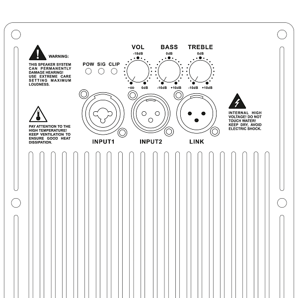 Moti.vity ML15 - Активная акустическая система, 1 x 15’’, 300 Вт, 600 Вт, 1200 Вт