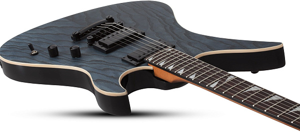 Электрогитара SCHECTER [AVENGER STANDARD CS] электрогитара 6-струнная, корпус: красное дерево, топ из капа, гриф: печеный клен, накладка: палисандр, 24 лада, цвет Charcoal Satin (CS)