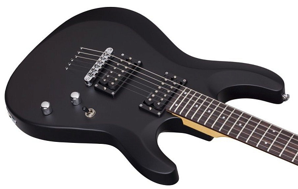 Электрогитара SCHECTER [C-6 DELUXE SBK] электрогитара 6-струнная, корпус: липа, гриф: клен, накладка: палисандр, 24 лада, цвет: Satin Black (SBK)