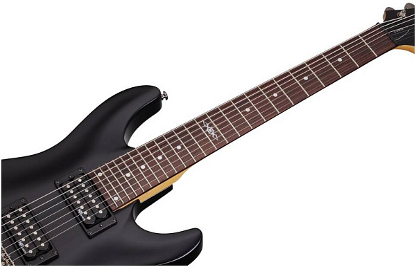 SCHECTER SGR C-7 BLK - 7-струнная электрогитара, 24 лада