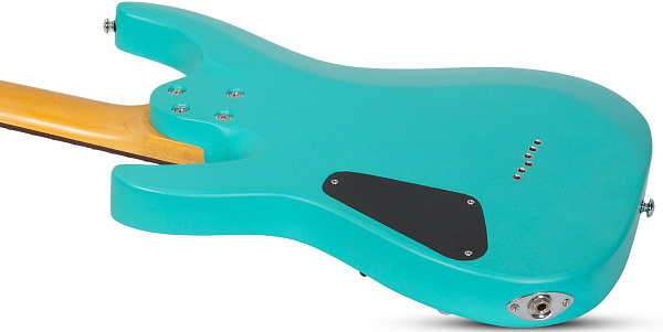 Электрогитара SCHECTER [C-6 DELUXE SAQUA] электрогитара 6-струнная, корпус: липа, гриф: клен, накладка: палисандр, 24 лада, цвет: Satin Aqua (SAQUA)