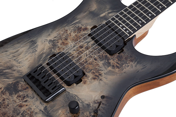 Электрогитара SCHECTER [C-6 PRO CB] электрогитара 6-струнная, корпус: красное дерево, топ: кап, гриф: клен 3 куска, накладка: венге, 24 лада, цвет: Charcoal Burst (CB)