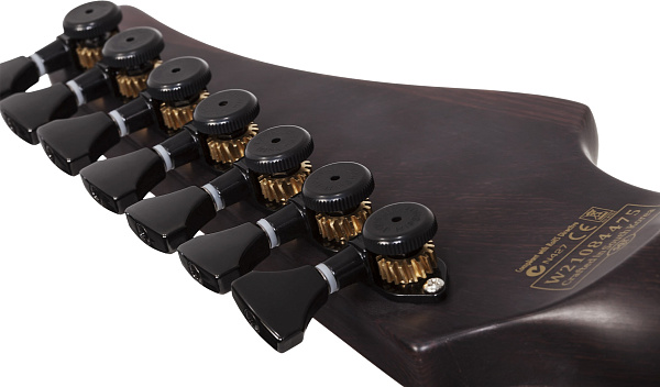 Электрогитара SCHECTER [REAPER-7 ELITE MS BLOODBURST BB] электрогитара 7-струнная мультимензурная, корпус: красное дерево, топ: стеганый клен, гриф: венге, накладка: черное дерево, 24 лада, цвет: Blood Burst (BB)