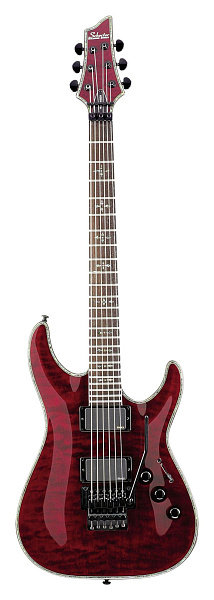 Электрогитара SCHECTER [HELLRAISER C-1 FR BCH] электрогитара 6-струнная, корпус: красное дерево, топ: волнистый клен, гриф: красное дерево, накладка: палиснадр, 24 лада, FloydRose, цвет: Black Cherry (BCH)