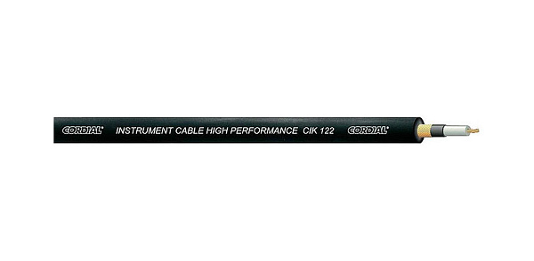 Cordial CIK 122 BLACK - инструментальный кабель 6,1 мм