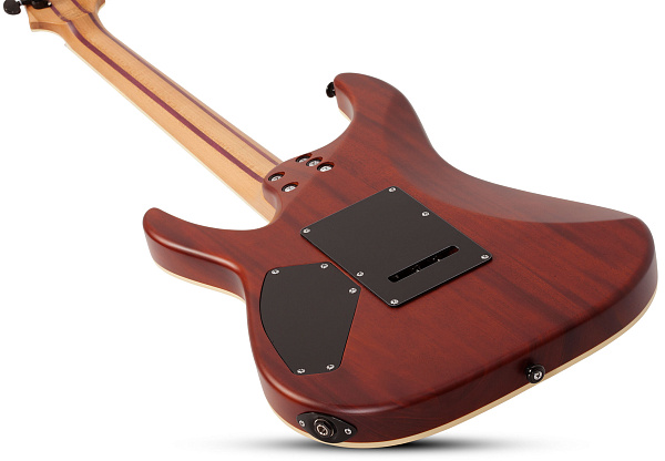 Электрогитара SCHECTER [C-1 EXOTIC SPALTED MAPLE SNVB] электрогитара 6-струнная, корпус: красное дерево, топ: клен, гриф: клен, накладка: черное дерево, 24 лада, цвет:  Satin Natural Vintage Burst (SNVB)