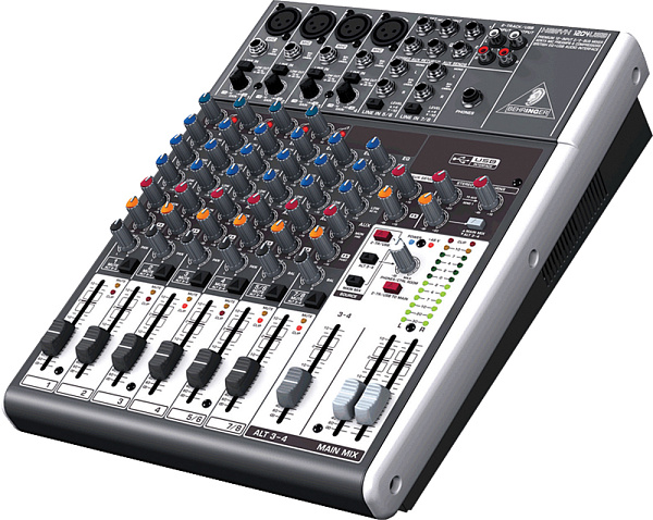 Behringer 1204USB - Микшерный пульт, 4 моновхода , 2 стереовхода, 2 AUX-шины, USB