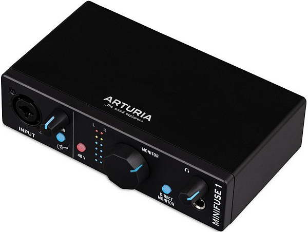 Arturia MiniFuse 1 Black USB - Аудиоинтерфейс