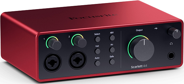 FOCUSRITE Scarlett 4i4 4th Gen аудиоинтерфейс USB, 4 входа/4 выхода