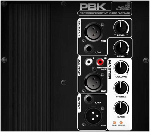 PEAVEY PBK 12PB 450W активная акустика USB/BLUETOOTH - Акустическая система