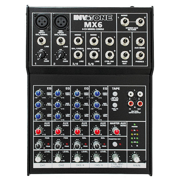 INVOTONE MX6 - микшерный пульт