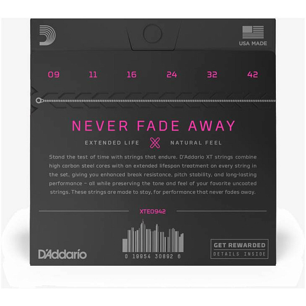 D'addario XTE0942 - Струны для электрогитары (09-42), Super Light