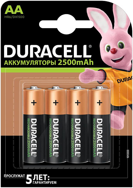 DURACELL HR6 4BL уп 4 шт - Аккумулятор тип AA