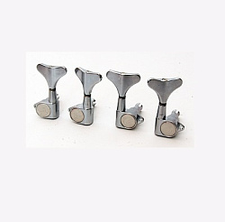 Caraya MB-1001-CR Комплект колковой механики для бас-гитары, 2+2