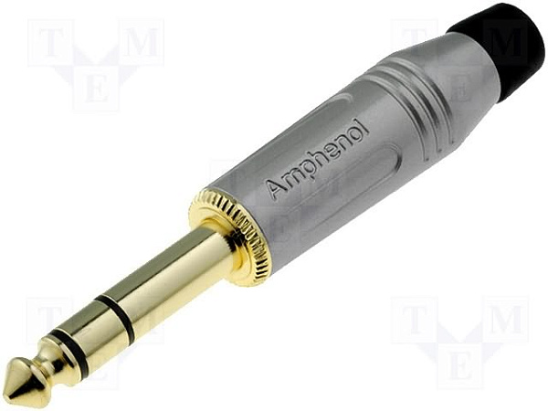 Amphenol ACPS-GN-AU, Jack, 1/4 Phone стерео штекер,