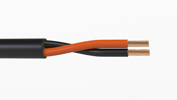 Кабель акустический Wize [WSC14300HF] 300 м, 14 AWG HighFlex, 2.5 мм2, диаметр 8.5мм, медь 84 x 0,2 мм, черный, (бухта 300 м)
