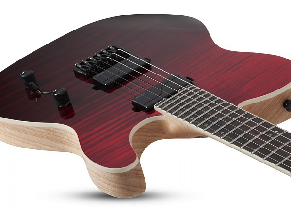 Электрогитара SCHECTER [PT SLS ELITE BLOODBURST BB] электрогитара 6-струнная, корпус: болотный ясень, топ: огненный клен, гриф: клён/орех/падук, накладка: черное дерево, 24 лада, цвет: Blood burst (BB)