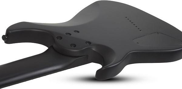 Электрогитара SCHECTER [DAMIEN-8 MS SBK] электрогитара 8-струнная, мультимензур, корпус: красное дерево, гриф: клен, накладка: палисандр, 24 лада, цвет: Satin Black (SBK)