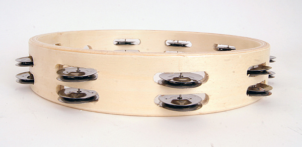 DADI HLT-122 Тамбурин круглый без кожи 12" деревянный.