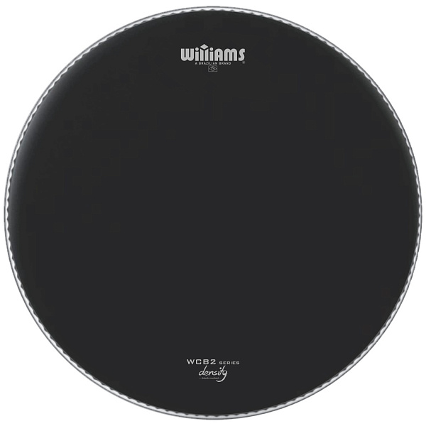 WCB2-10MIL-20 Density Black Series Пластик для бас-барабана 20", с покрытием, черный, Williams