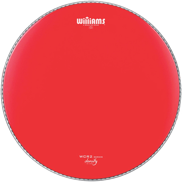 Williams WCR2-10MIL-22 Density Red Series - Пластик для бас-барабана 22", с покрытием, красный
