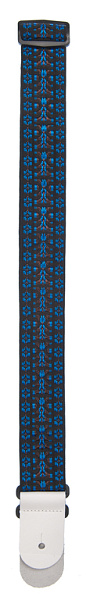 Planet Waves 50G05 Woven - Ремень для гитары текстильный, без наплечника, рисунок "Hootenanny Blue"