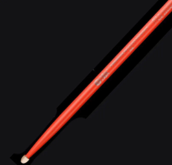10101003004 Fluorescent Series 5A - Барабанные палочки, оранжевые, орех гикори, HUN