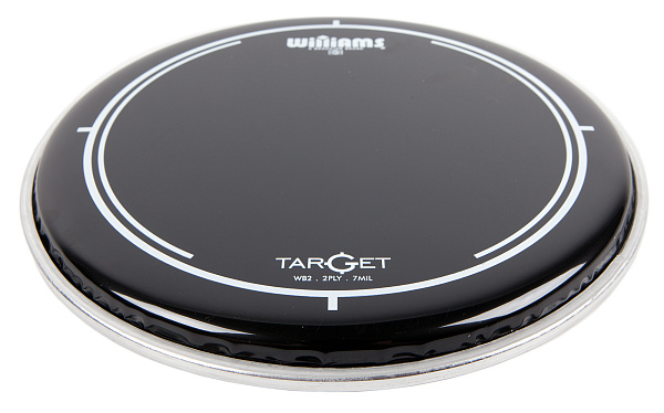 Двухслойный пластик WILLIAMS [WB2-7MIL-10k] для томов, серия Target Clear Black, размер 10"