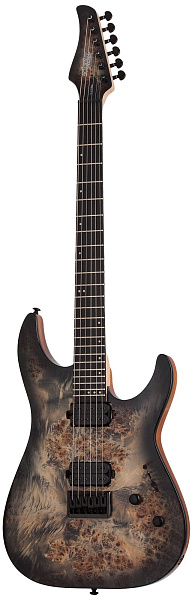 Электрогитара SCHECTER [C-6 PRO CB] электрогитара 6-струнная, корпус: красное дерево, топ: кап, гриф: клен 3 куска, накладка: венге, 24 лада, цвет: Charcoal Burst (CB)