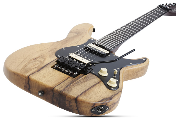 Электрогитара SCHECTER [SUN VALLEY SUPER SHREDDER EXOTIC BLACK LIMBA BL] электрогитара 6-струнная, корпус: черная лимба, гриф: венге, накладка: черное дерево, 24 лада, цвет: Black Limba (BL)