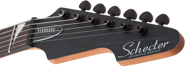 Электрогитара SCHECTER [AVENGER STANDARD CS] электрогитара 6-струнная, корпус: красное дерево, топ из капа, гриф: печеный клен, накладка: палисандр, 24 лада, цвет Charcoal Satin (CS)