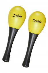 DEKKO M10 YW - Маракасы (тип шейкер) авторские (2 шт) жёлтые