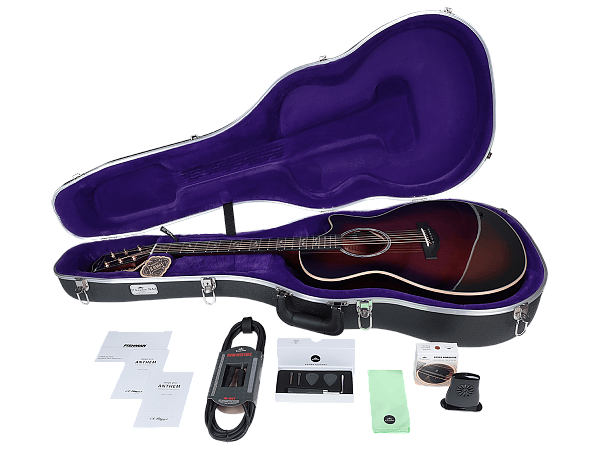 Электроакустическая гитара Kepma [A1E-GA-WA] Кол-во струн: 6, тип корпуса: аудиториум, верхняя дека: ель (массив), корпус: красное дерево (массив), гриф: красное дерево, накладка грифа: палисандр, звукосниматель: L.R.Baggs или Fishman, цвет: Walnut