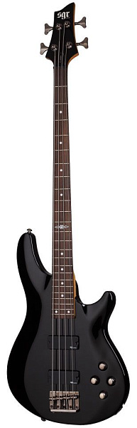 Бас-гитара SCHECTER [C-4 BASS SGR BY SCHECTER  BLK] бас-гитара 4-струнная, с чехлом, корпус: липа, гриф: клён, накладка палисандр, 24 лада, цвет Gloss Black (BLK)