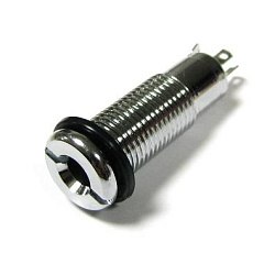 PARTS LJ15CR Гнездо (под jack) вкручив. в корпус, хром
