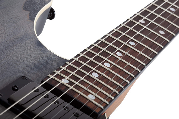 Электрогитара SCHECTER [C-1 STANDARD CS] электрогитара 6-струнная, корпус: красное дерево, топ из капа, гриф: печеный клен, накладка: палисандр, 24 лада, цвет Charcoal Satin (CS)