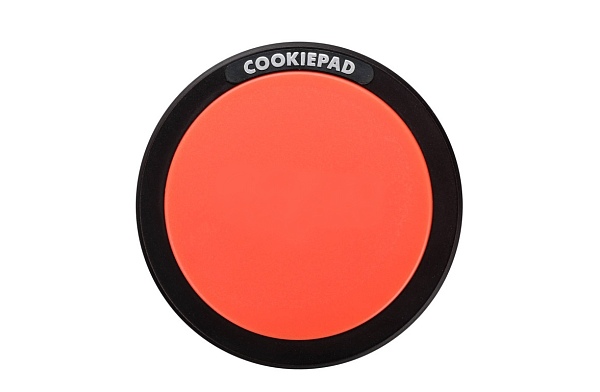 COOKIEPAD 12S+ - Тренировочный бесшумный пэд 11", жесткий, цвет красный